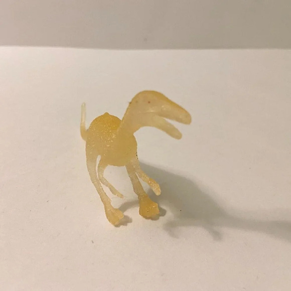 Vintage Glow in the  Dark Dinosaur Figures Stegosaurus Saurornitholestes Toys - Picture 10 of 12